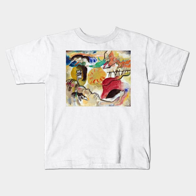 Vasily Kandisnky Improvisation 27 (Garden of Love II) Kids T-Shirt by pdpress